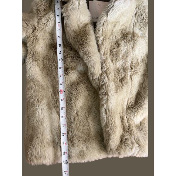 SUNDAY BEST Aritzia Faux Fur Mortimer Coat, Light Brown| Women’s: XS - Picture 3 of 8
